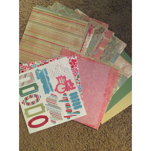 8X8 Scrapbooking Papers/Stickers/Embellishments B12 - Picture 4 of 9